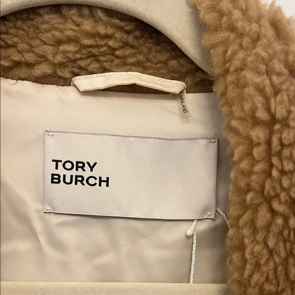 Tory Burch Fleece Sherpa jacket
